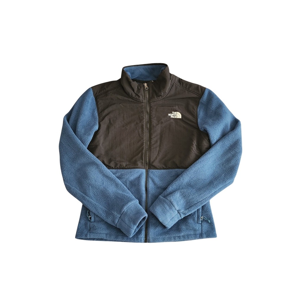 The North Face Womens Blue Denali Fleece Full Zip Jacket Small Gorpcore Hiking‎